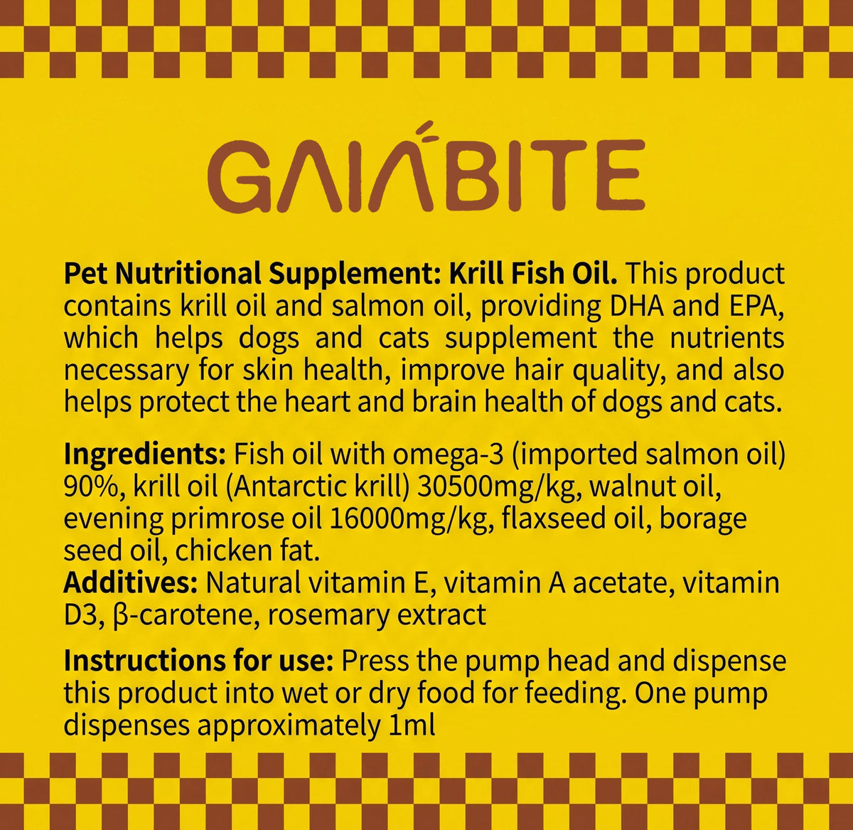 GAIABITE Fish Oil for Pets